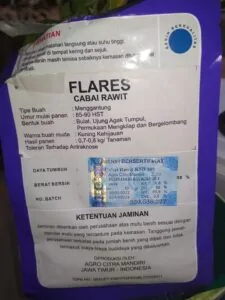 sertifikat benih cabe